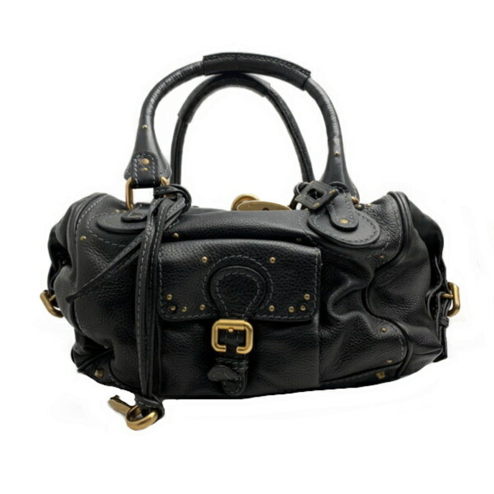 Chloe Paddington Tote Bag Calfskin Black